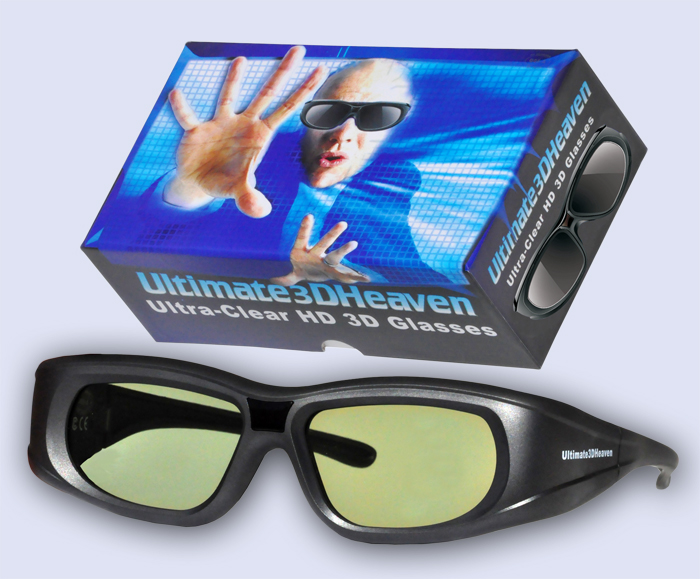 Panasonic Large TY-EW3D2LW Compatible 3D Glasses IR & Bluetooth Active Shutter 
